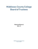 MCC Board of Trustees Meeting Minutes 1.3